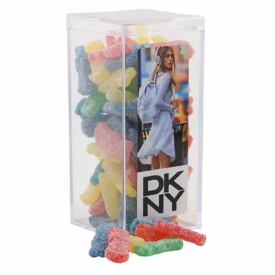 Acrylic Box with Sour Patch Kids - Medium - Custom Hats Now