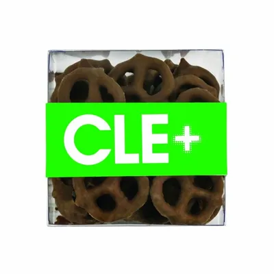 Square Acetates - Milk Chocolate Mini Pretzels - Custom Hats Now