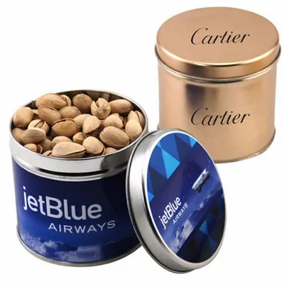 Round Tin with Pistachios - SBF4100 - Custom Hats Now