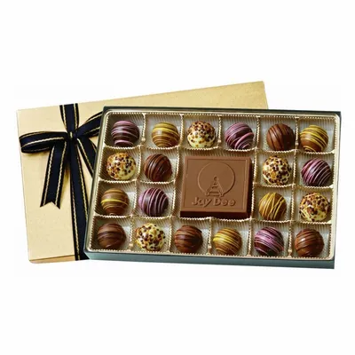 Truffle Gift Box with 20 Chocolate Truffles - Custom Hats Now
