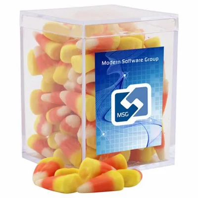 Acrylic Box with Candy Corn - Small - Custom Hats Now