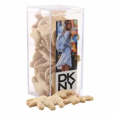 Acrylic Box with Animal Crackers - Medium - Custom Hats Now