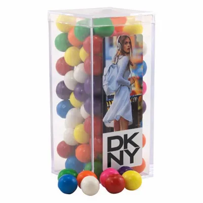 Acrylic Box with Gumballs - Medium - Custom Hats Now