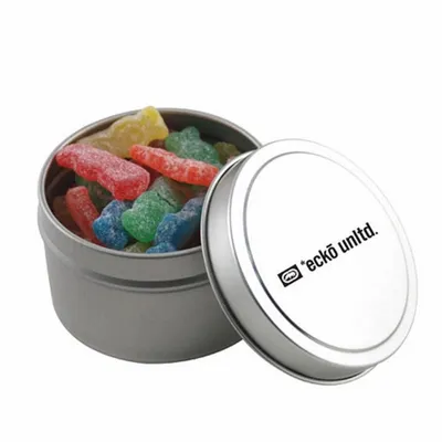 Round Tin with Sour Patch Kids - SBF3100 - Tote Bags Now