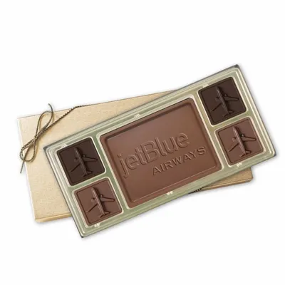 Custom Chocolate Squares Gift Box (6 1/2oz.) - Custom Hats Now