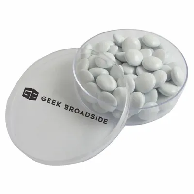 Small Round Acrylic with Chocolate Buttons - Custom Hats Now