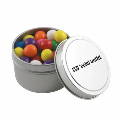 Round Tin with Gumballs - SBF3100 - Tote Bags Now