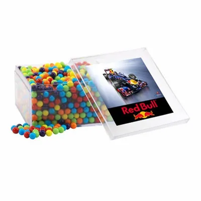 Acrylic Box with Mini Jawbreakers - Large - Custom Hats Now