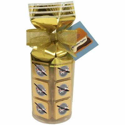 Thirty Six Piece Chocolate Foiled Square Gift Bag - Custom Hats Now