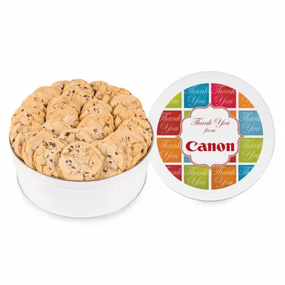 Fresh Beginnings Chocolate Chip Cookie Tin (Large) - Tote Bags Now