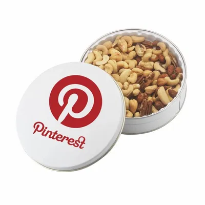 Glad Tidings Tins - Jumbo Cashews & Deluxe Mixed Nuts - Custom Hats Now