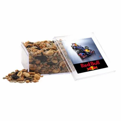 Acrylic Box with Trail Mix - Large - Custom Hats Now