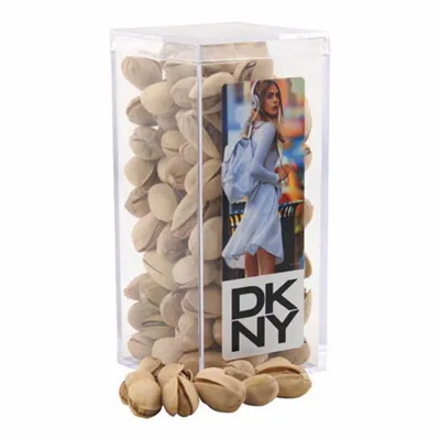 Acrylic Box with Pistachios - Medium - Custom Hats Now