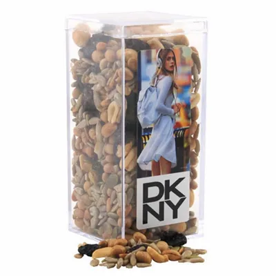 Acrylic Box with Trail Mix - Medium - Custom Hats Now