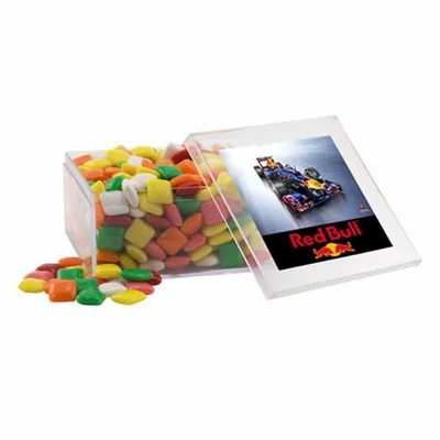 Acrylic Box with Mini Chicklets - Large - Custom Hats Now
