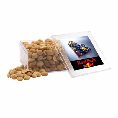 Acrylic Box with Peanuts - Large - Custom Hats Now