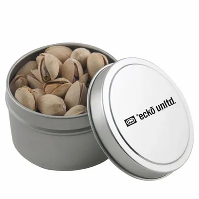 Round Tin with Pistachios - SBF3100 - Tote Bags Now