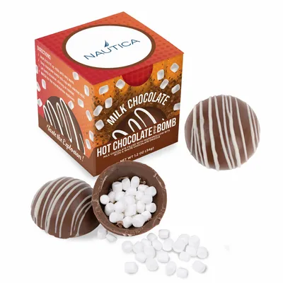 Hot Chocolate Bomb in Full Color Box - Custom Hats Now