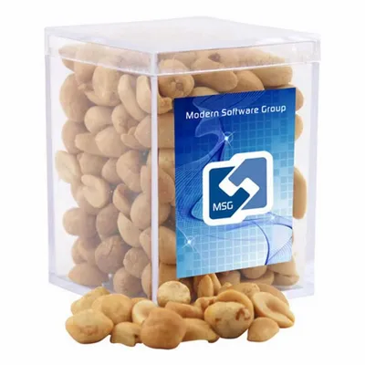 Acrylic Box with Peanuts - Small - Custom Hats Now