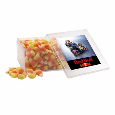 Acrylic Box with Candy Corn - Large - Custom Hats Now