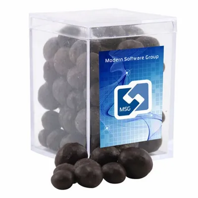 Acrylic Box with Choc Espresso Beans - Small - Custom Hats Now