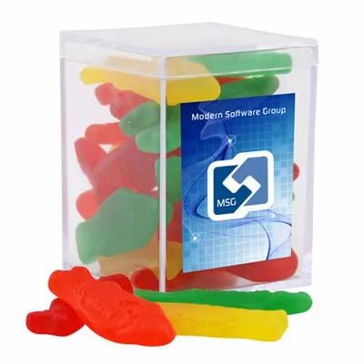 Acrylic Box with Swedish Fish - Small - Custom Hats Now
