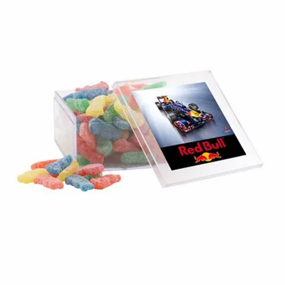 Acrylic Box with Sour Patch Kids - Large - Custom Hats Now