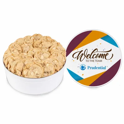 Fresh Beginnings Macadamia Nut Cookie Tin (Large) - Custom Hats Now