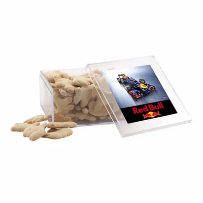 Acrylic Box with Animal Crackers - Large - Custom Hats Now