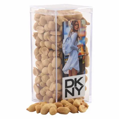 Acrylic Box with Peanuts - Medium - Custom Hats Now