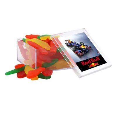 Acrylic Box with Swedish Fish - Large - Custom Hats Now