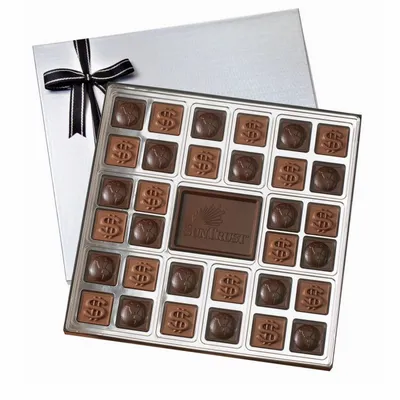 Custom Chocolate Squares Gift Box (3 lbs.) - Custom Hats Now