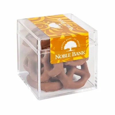 Sweet Boxes with Milk Chocolate Pretzels - Custom Hats Now