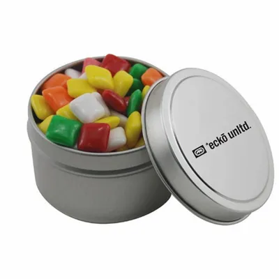 Round Tin with Mini Chicklets - SBF3100 - Tote Bags Now