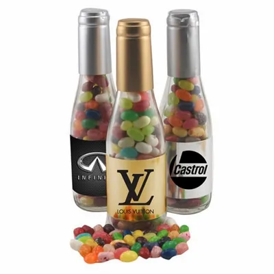 Champagne Bottle w/Jelly Bellies 8" - Tote Bags Now