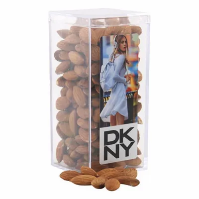 Acrylic Box with Almonds - Medium - Custom Hats Now