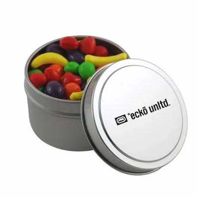 Round Tin with Runts 1" - Tote Bags Now