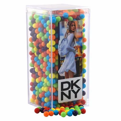 Acrylic Box with Mini Jawbreakers - Medium - Custom Hats Now