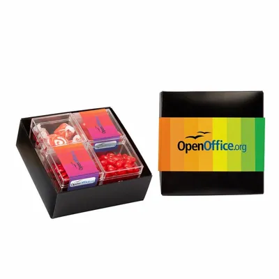 4 Piece Sweet Box Gift Set - Candy by Color Mix - Custom Hats Now