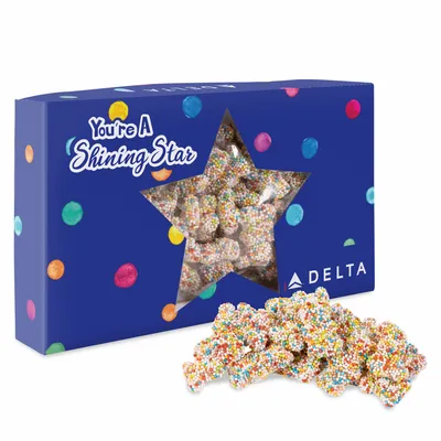 You're a Star Die Cut Box with Gummy Crispy Crunch Bears - Tote Bags Now