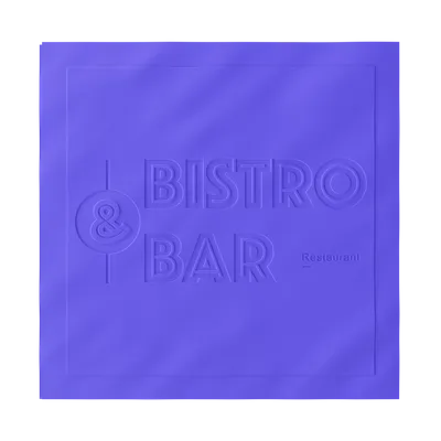 Custom Debossed Beverage Napkin - Custom Hats Now