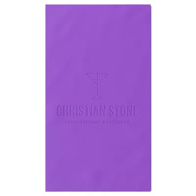 Custom Debossed Guest Towel Napkin - Custom Hats Now