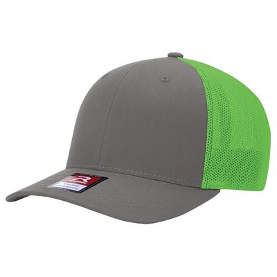 CHARCOAL/NEON GREEN CHARCOAL/NEON GREEN - Custom Hats Now