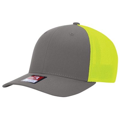 CHARCOAL/NEON YELLOW CHARCOAL/NEON YELLOW - Custom Hats Now