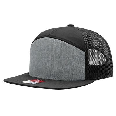 HEATHER GRAY/ BLACK HEATHER GRAY/ BLACK - Custom Hats Now