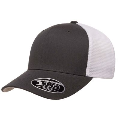CHARCOAL/WHITE CHARCOAL/WHITE - Custom Hats Now