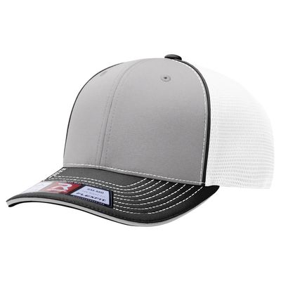 GRAY/WHITE/BLACK GRAY/WHITE/BLACK - Custom Hats Now