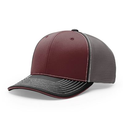 MAROON/CHARCOAL/BLACK MAROON/CHARCOAL/BLACK - Custom Hats Now