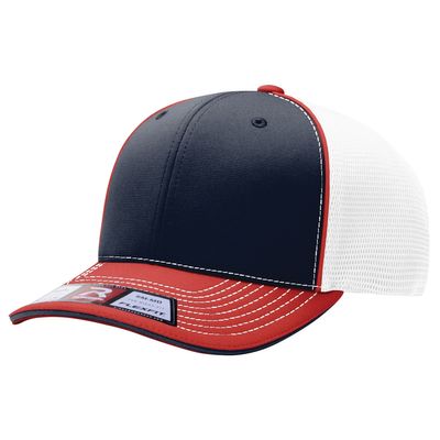 NAVY/WHITE/RED NAVY/WHITE/RED - Custom Hats Now