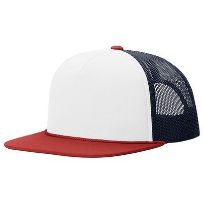 WHITE/NAVY/RED WHITE/NAVY/RED - Custom Hats Now